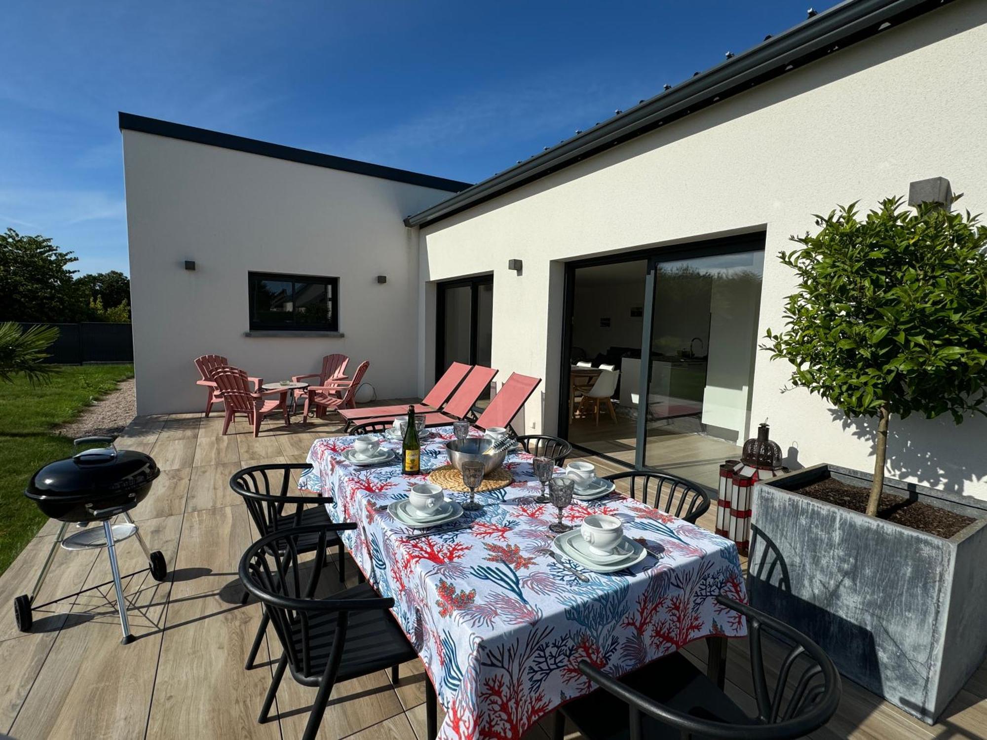 Maison Neuve 4 Etoiles Plain-Pied Proche De La Mer Plurien Exterior photo